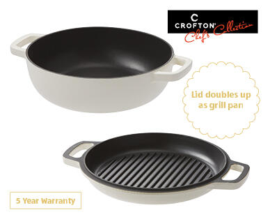 Cast Iron 2-in-1 Grill Pan and Dutch Oven