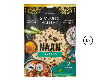 Garlic Naan Bread 2 pack