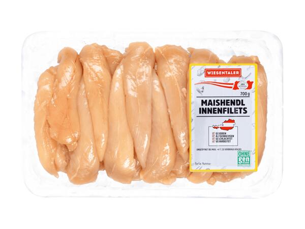 Frische Maishendl Innenfilets