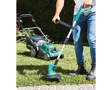 20V Cordless Mower and Line Trimmer Kit