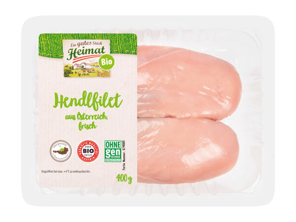 Frisches Bio-Hendlfilet