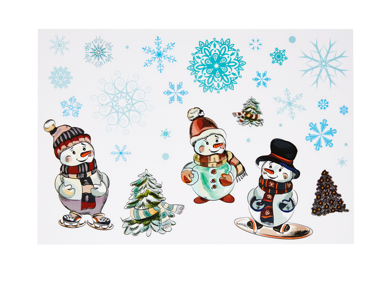 Christmas Sticky Window Decorations
