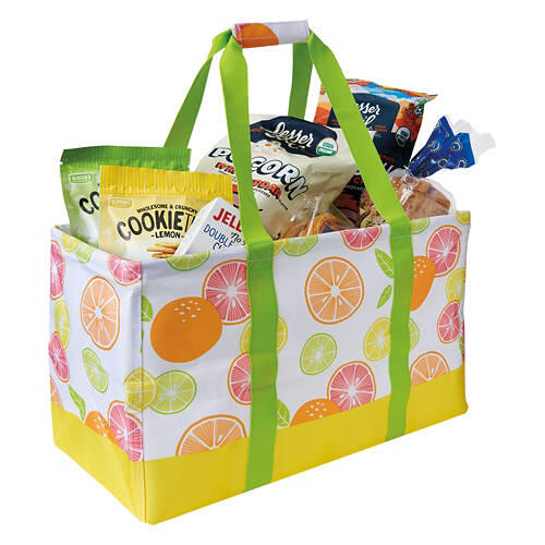 Foldable Utility Tote - Fruit Print