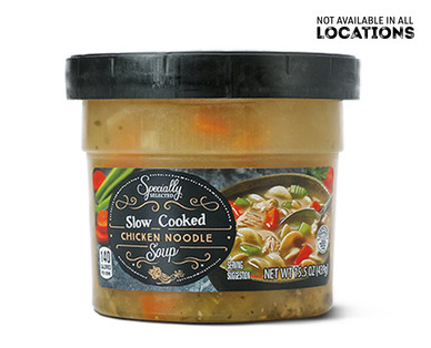 Specially Selected Chicken Noodle or Tomato Basil Soup