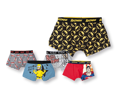 Boxers pour hommes THE BIG BANG THEORY™/THE SIMPSONS™/LOONEY TUNES™/SUPERMAN™/BATMAN™