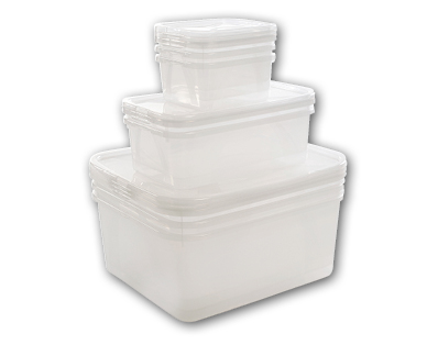 Lot de boîtes transparentes, 8 pièces EASY HOME(R)