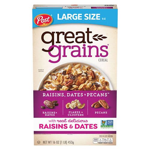 Raisins, Dates & Pecans Cereal, 16 oz