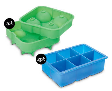Assorted Silicone Ice Trays
