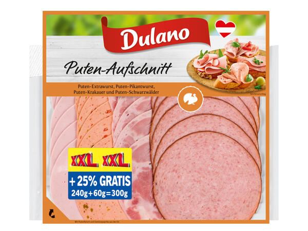 Puten-Aufschnitt