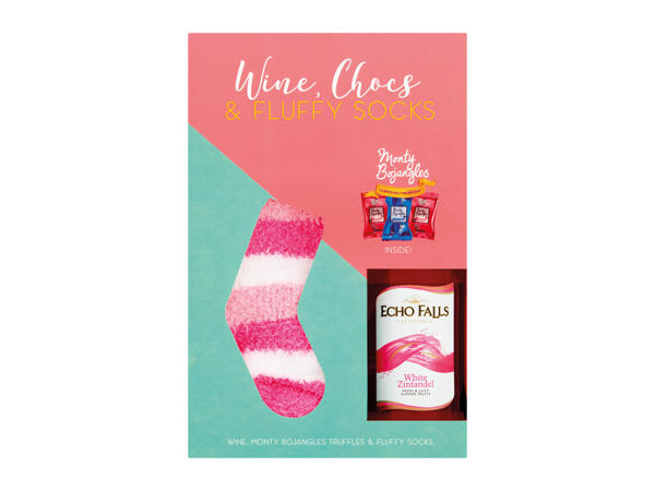 Wine, Chocs & Fluffy Socks