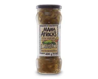 Mama Africa's Zulu Pickled Jalapeños 400g