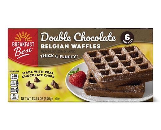 Breakfast Best 
 Double Chocolate Belgian Waffles