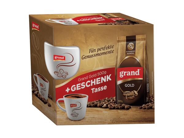 Kaffee Gold im Geschenk-set