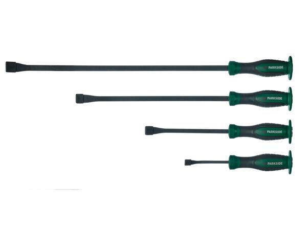Crow bar set, 2 pieces or pry bar set, 4 pieces