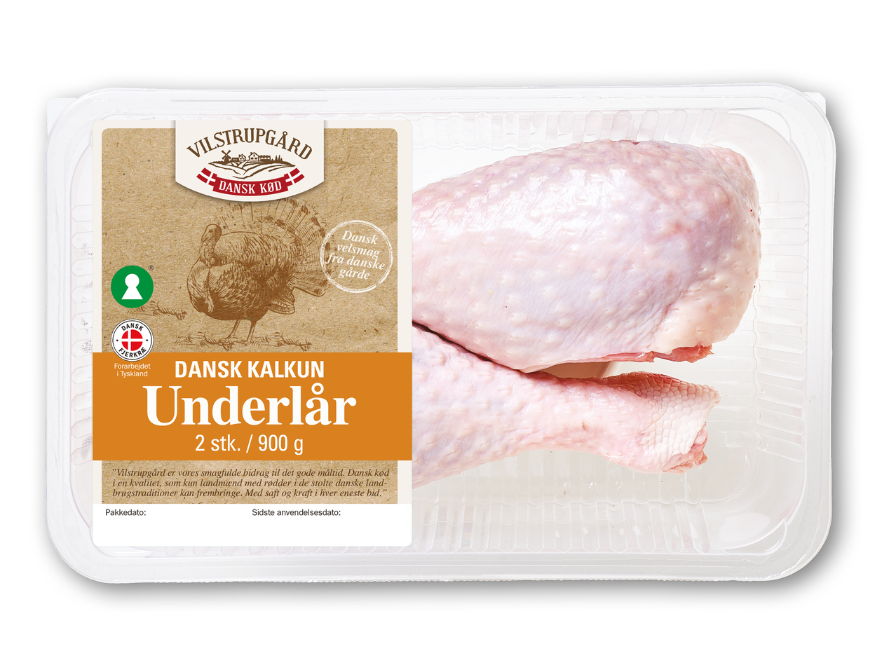 VILSTRUPGÅRD Danske kalkununderlår