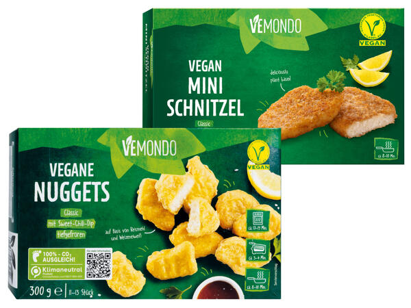 Vegane Nuggets oder Veganes Schnitzel