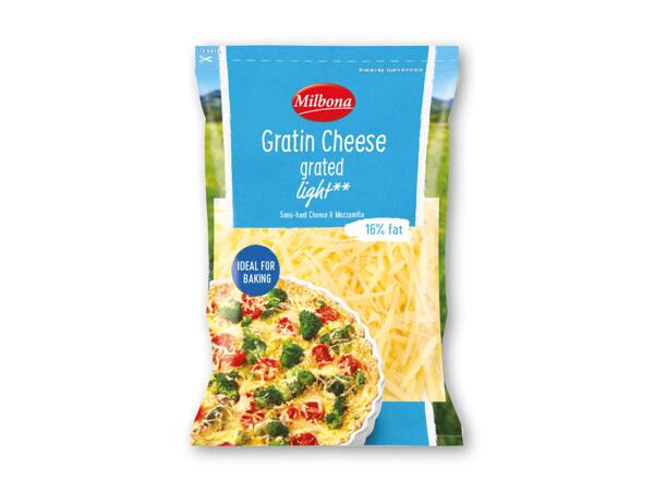 MILBONA Revet ost eller mozzarella