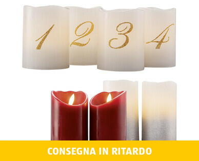 CANDELE LED IN CERA