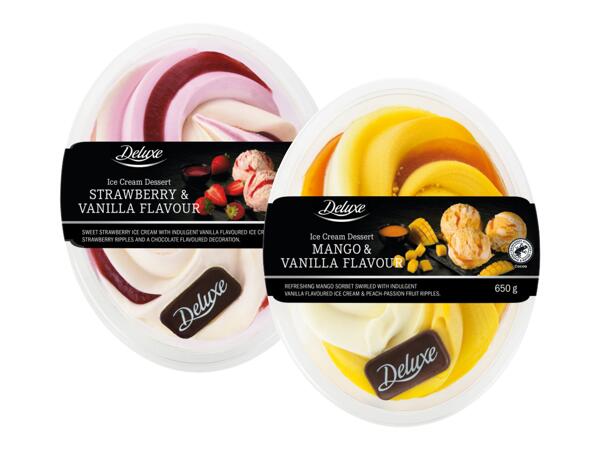 Streaky Vanilla Ice Cream