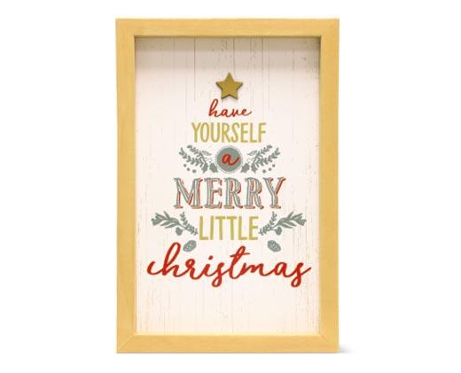 Huntington Home 
 Holiday Reversible Box Sign