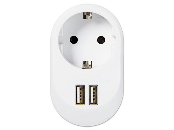 SILVERCREST(R) USB-Steckdosen-Adapter