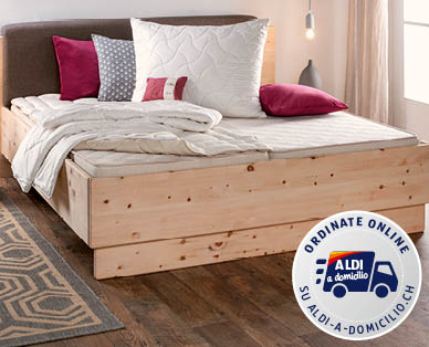 Letto in pino cembro