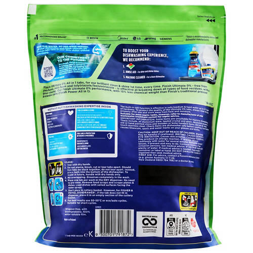 Ultimate 0% Dishwashing Tablets 46 Pack