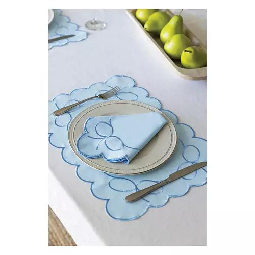 4 Pack Placemats - Blue Bow