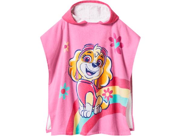 Kids' Towelling Poncho "Paw Patrol"