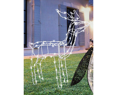 LED Solar Reindeer Light