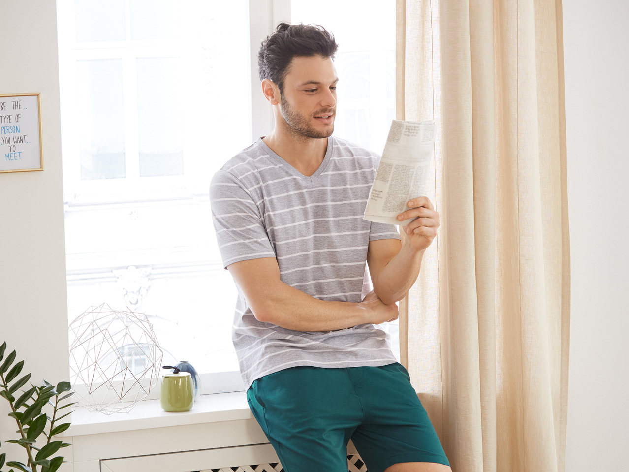 Livergy Men's Pyjama Shorts1