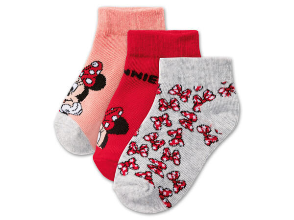 Kinder-Sneakersocken, 3 Paar