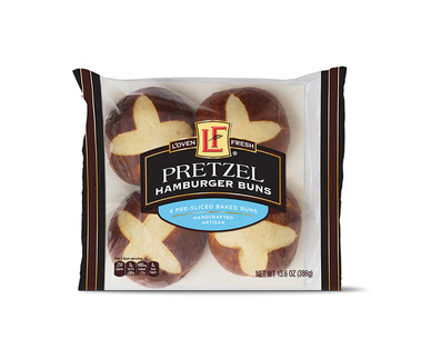 L'oven Fresh Pretzel Hamburger Buns