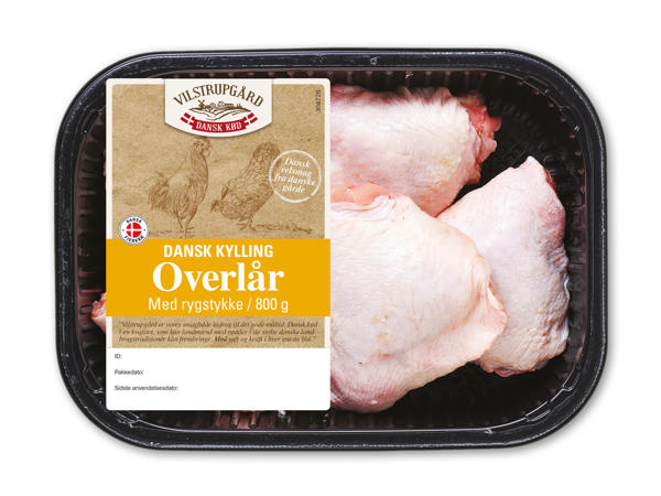VILSTRUPGÅRD Danske kyllinge- overlår med ryg