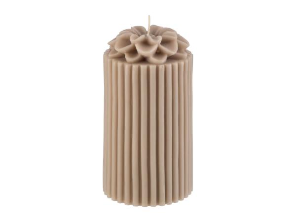 Livarno Home Pillar Candle - Brown