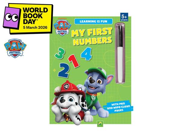 Paw Patrol: My First Numbers - Early Learning Wipe Clean Book