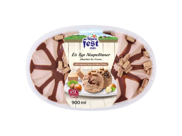 Hasselnötsglass med rån