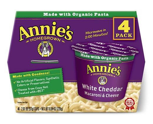 Annie's 
 Macaroni & Cheese Microwavable Cups Assorted Varieties