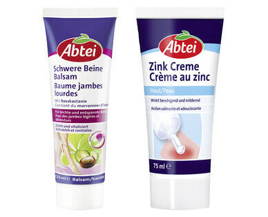 ABTEI 
 PFLEGEBALSAM/-CRÉME