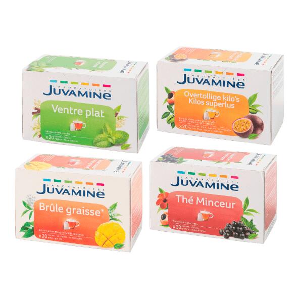 JUVAMINE(R) Thé amincissant, détox ou digestif, 20 pcs