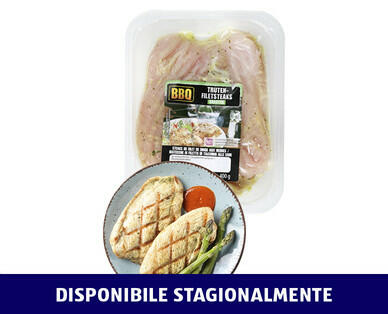 BBQ 
 STEAK DI FILETTO DI TACCHINO ALLE ERBE