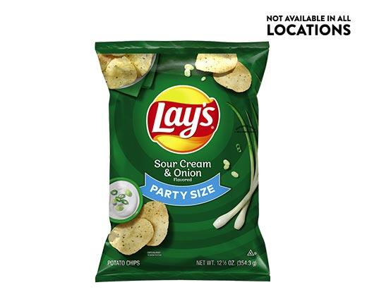 Lay's 
 BBQ or Classic or Sour Cream and Onion or Wavy