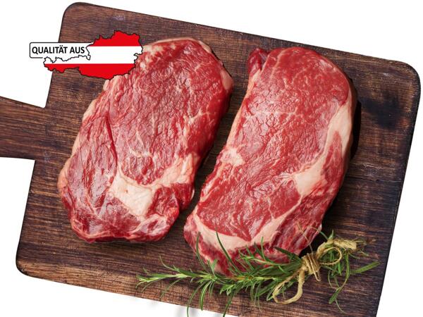 Frischer Rostbraten geschnitten