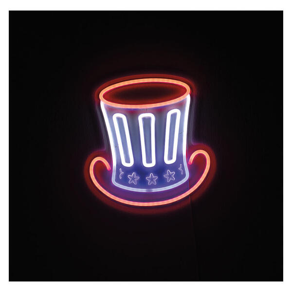 KIRKTON HOUSE Uncle Sam Hat Americana Neon Sign