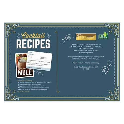Cocktail Recipe Hosting Cards