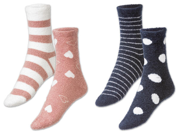 Damen Kuschelsocken, 2 Paar