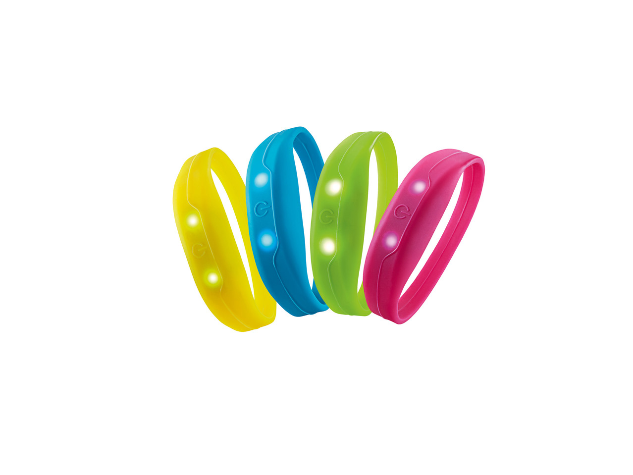 Svíticí náramky s LED – 2 kusy