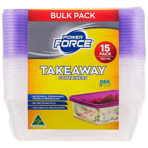 Takeaway Containers 15 Pack