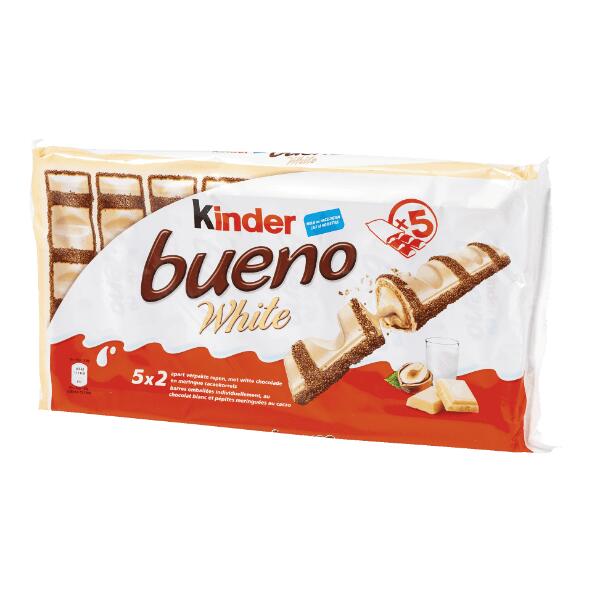 KINDER(R) 				Kinder Bueno White, pack de 5
