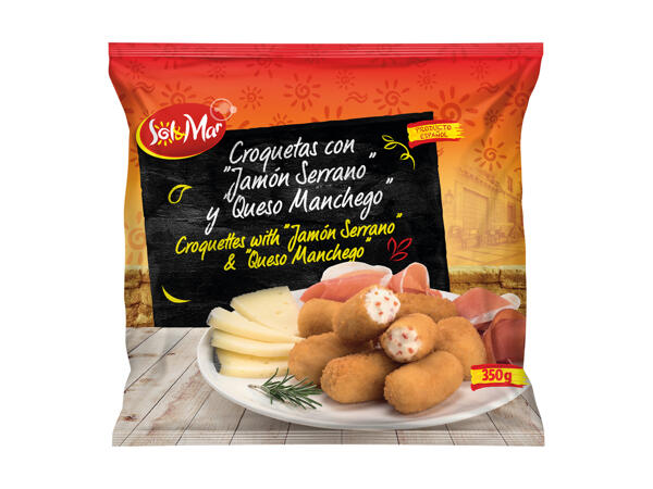 Croquettes with Jamón Serrano and Manchego Cheese